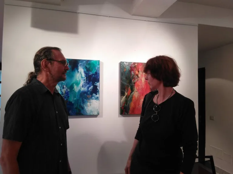 Interessante Begegnungen auf der Biennale d'Arte Contemporanea della Versilia